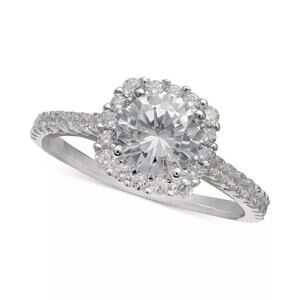 Giani Bernini Sterling Silver CZ Halo Ring Size 7 | NWT